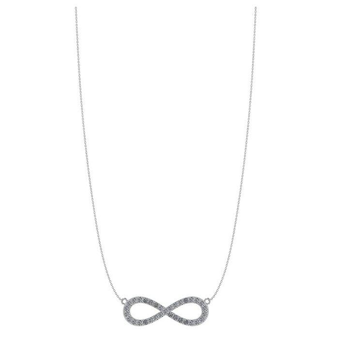 Infinity Sterling Sølv Halskæde fra Smykkekæden