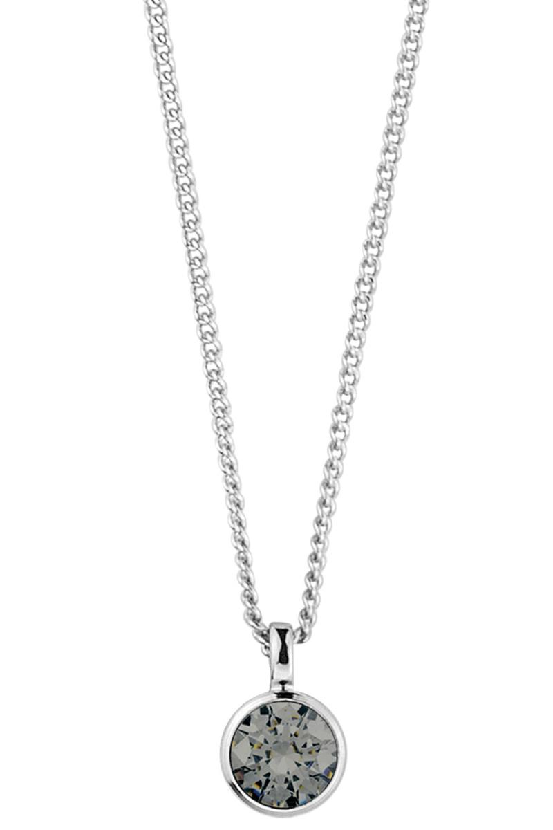 Sølv Dyrberg Kern Ette Halskæde med Swarovski Krystal