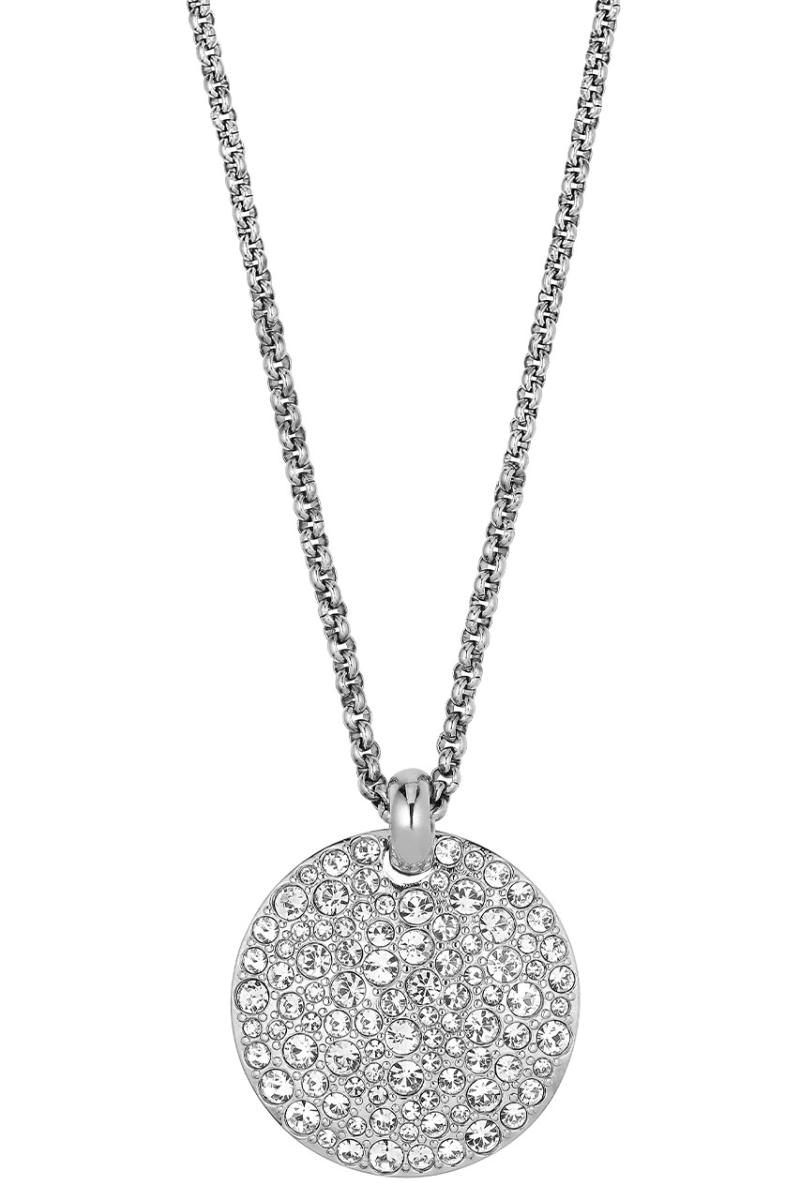 Sølv Dyrberg Kern Barlette Halskæde med Swarovski Krystaller