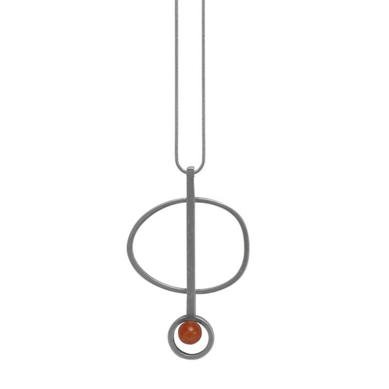 Viola Abstract Halskæde – Håndlavet Dansk Design