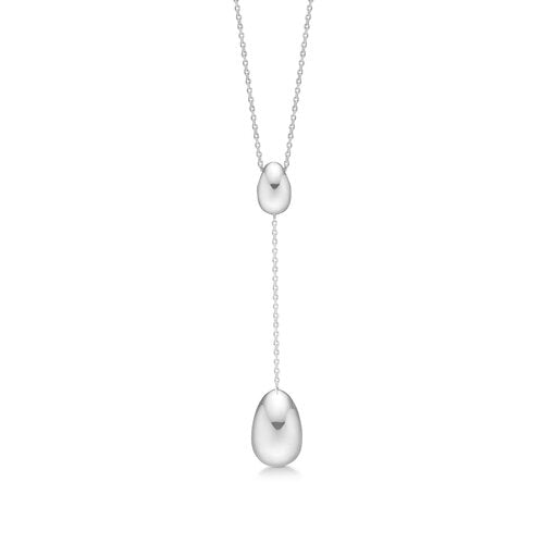 Mads Dangling Ellipse Halskæde Sølv 2120029 - Mads Z Halskæder  - 1233690161426