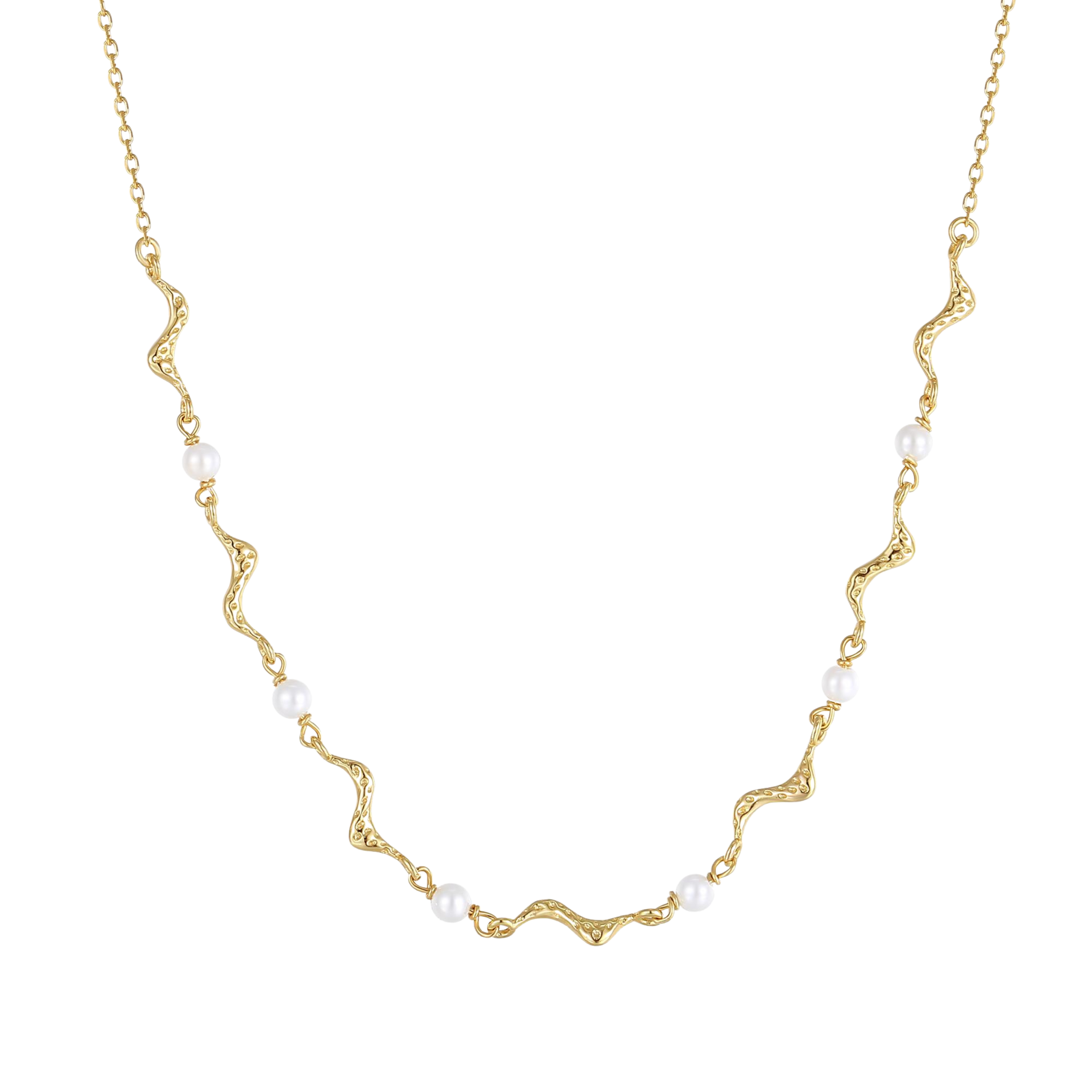 Lorelai Necklace Forgyldt - Nava Copenhagen Halskæder  - 05715461000869