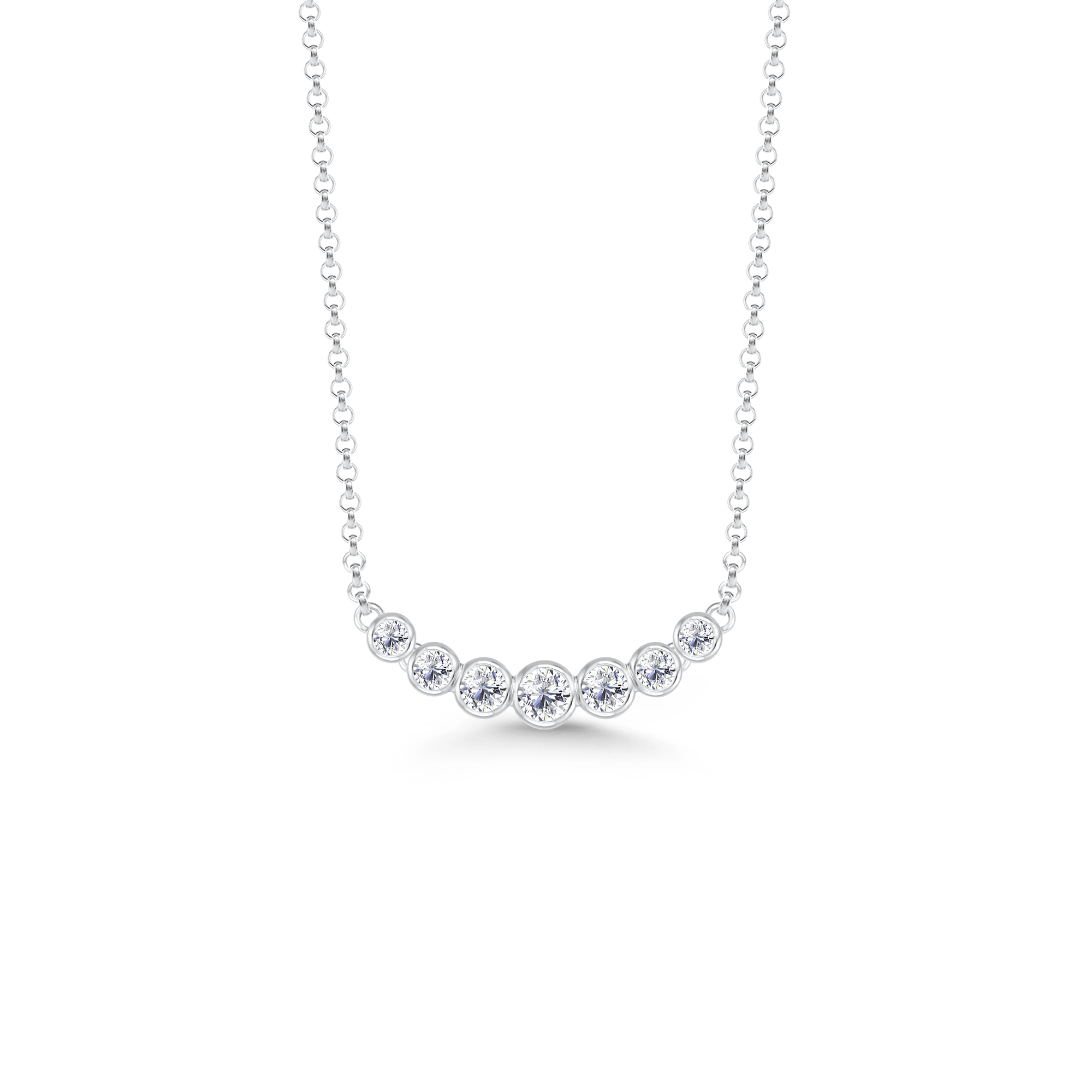 Lumen Necklace Top Wesselton Diamond - Halskæder  - 5704465148035