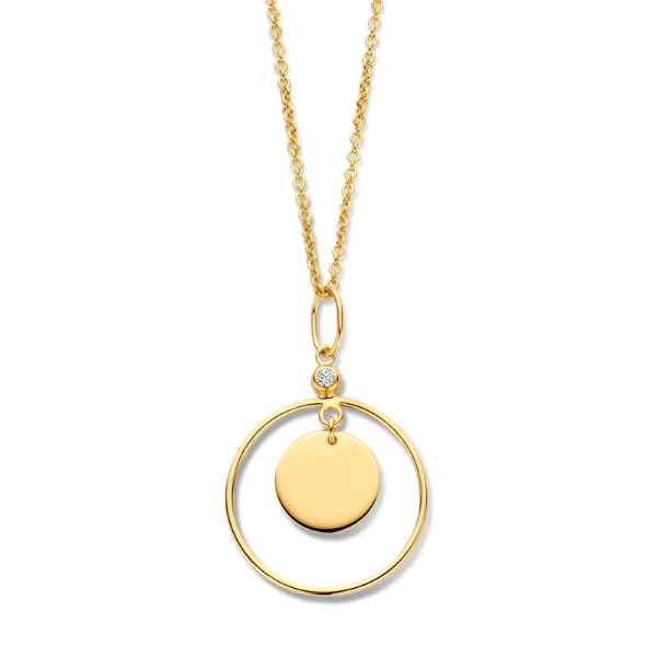 Alicia Necklace Forgyldt Sølv Halskæde Fra Spirit Icons - Spirit Icons Halskæder  - 5711524888276