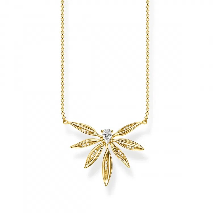 Thomas Sabo Flower Glam And Soul Halskæde 45cm - Halskæder  - 4051245475654