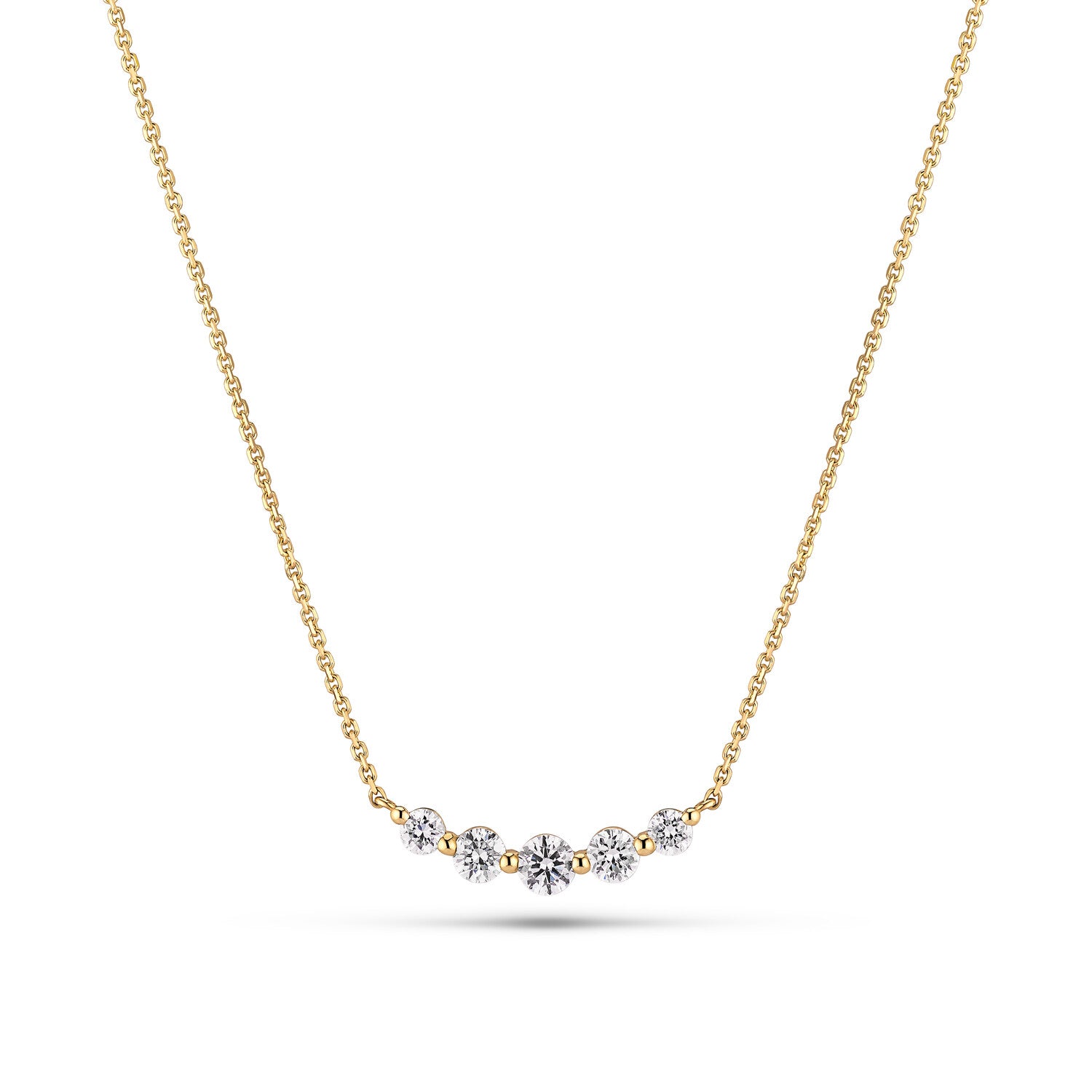 Halskæde Tiara Med Lab Grown Diamanter - Halskæder  - 5710699085381