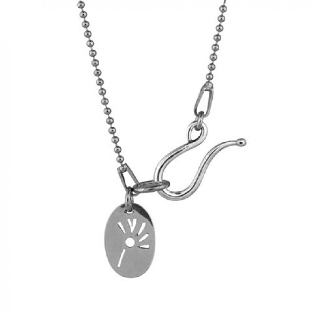 Ball Chain Sølv Halskæde Fra Izabel Camille - Izabel Camille Halskæder  - 1277771630265