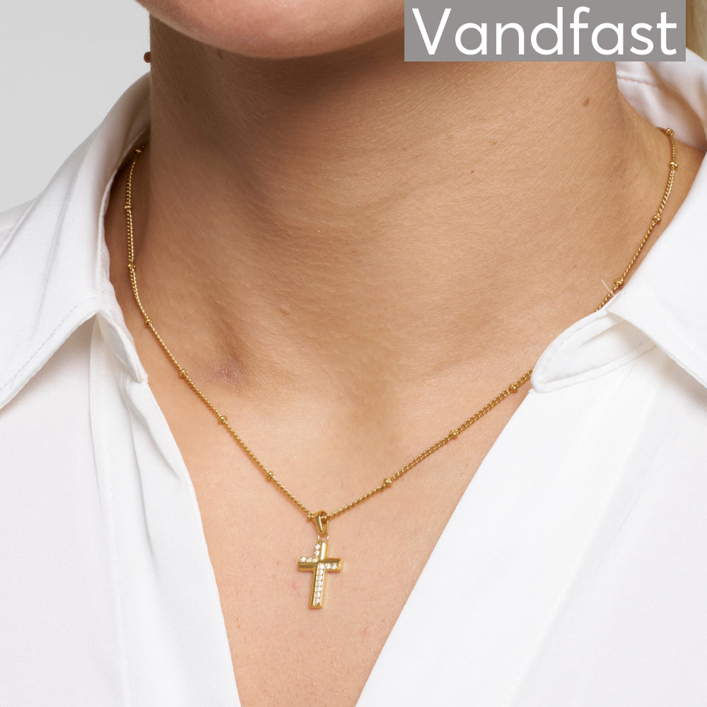 Annebrauner Cross Necklace 45cm - Annebrauner Halskæder  - 2001568228514
