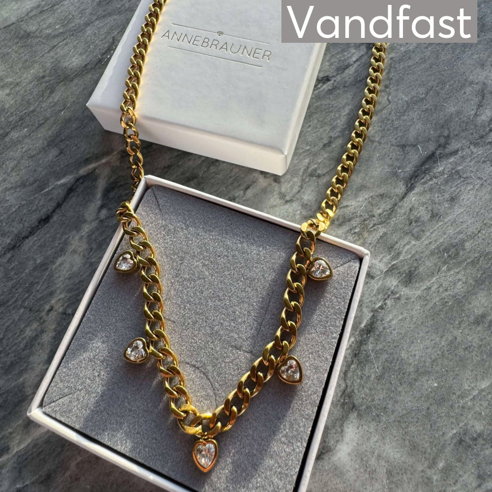 Annebrauner Panzer Heart Necklace - Annebrauner Halskæder  - 2003845901479