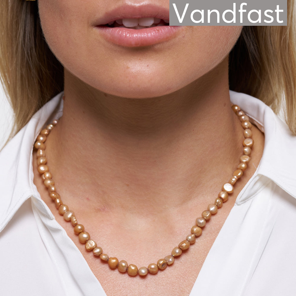 Annebrauner Pearl Champagne Necklace - Annebrauner Halskæder  - 2000100990117