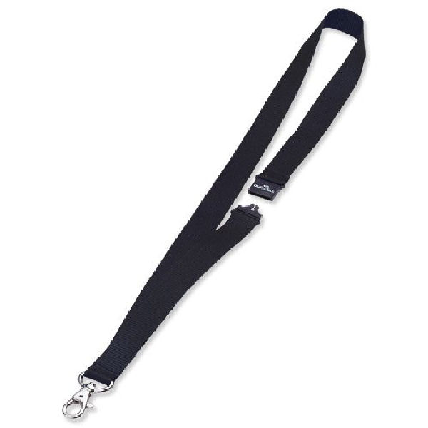 Durable Name Badges Textile Necklace With Safety Release Stk 8137 - Halskæder  - 400554800097