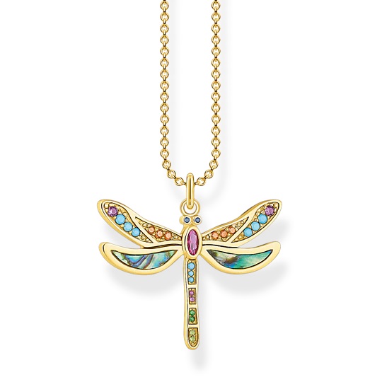 Thomas Sabo Dragonfly Guld Halskæde 42cm - Halskæder  - 4051245483154