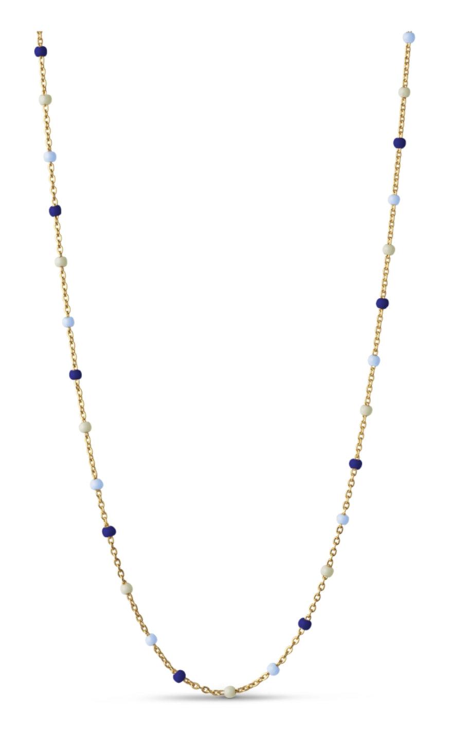 Enamel Copenhagen Halskæde Lola Marine Gold Colour - Halskæder  - 5714274022808