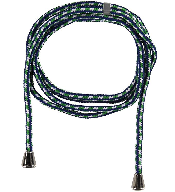 Hvid Stær Ekstra Snor Iphone Necklace Navy Grøn - By Stær Halskæder