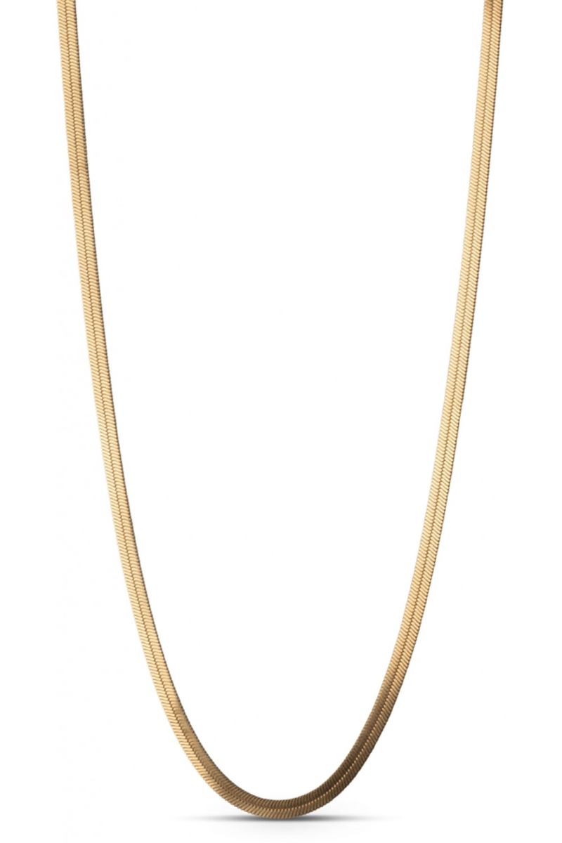 Guld Enamel Halskæde Caroline Gold - Enamel Halskæder  - 5714274014834