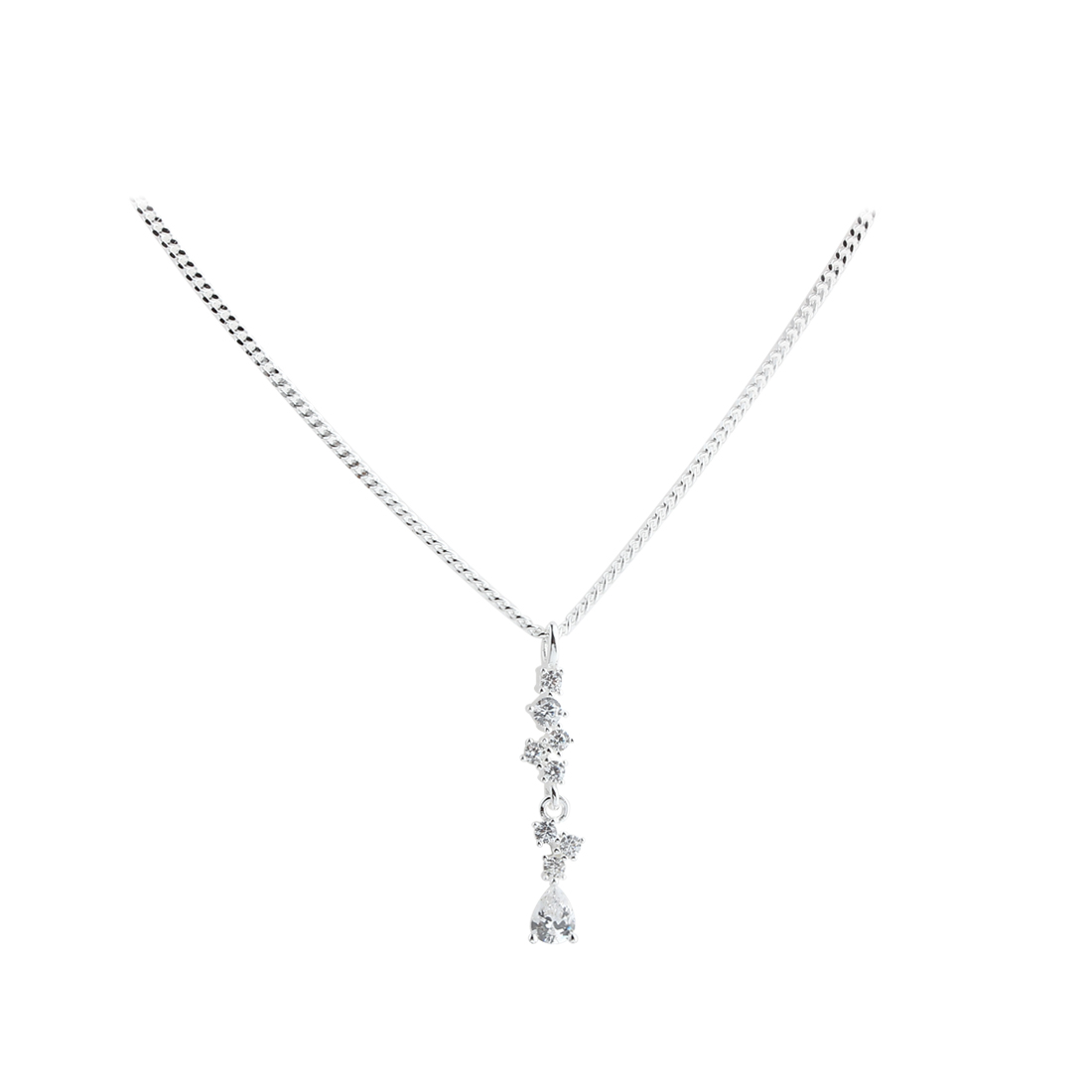 Aura Necklace Silver - Aqua Dulce Halskæder  - 5740013860936