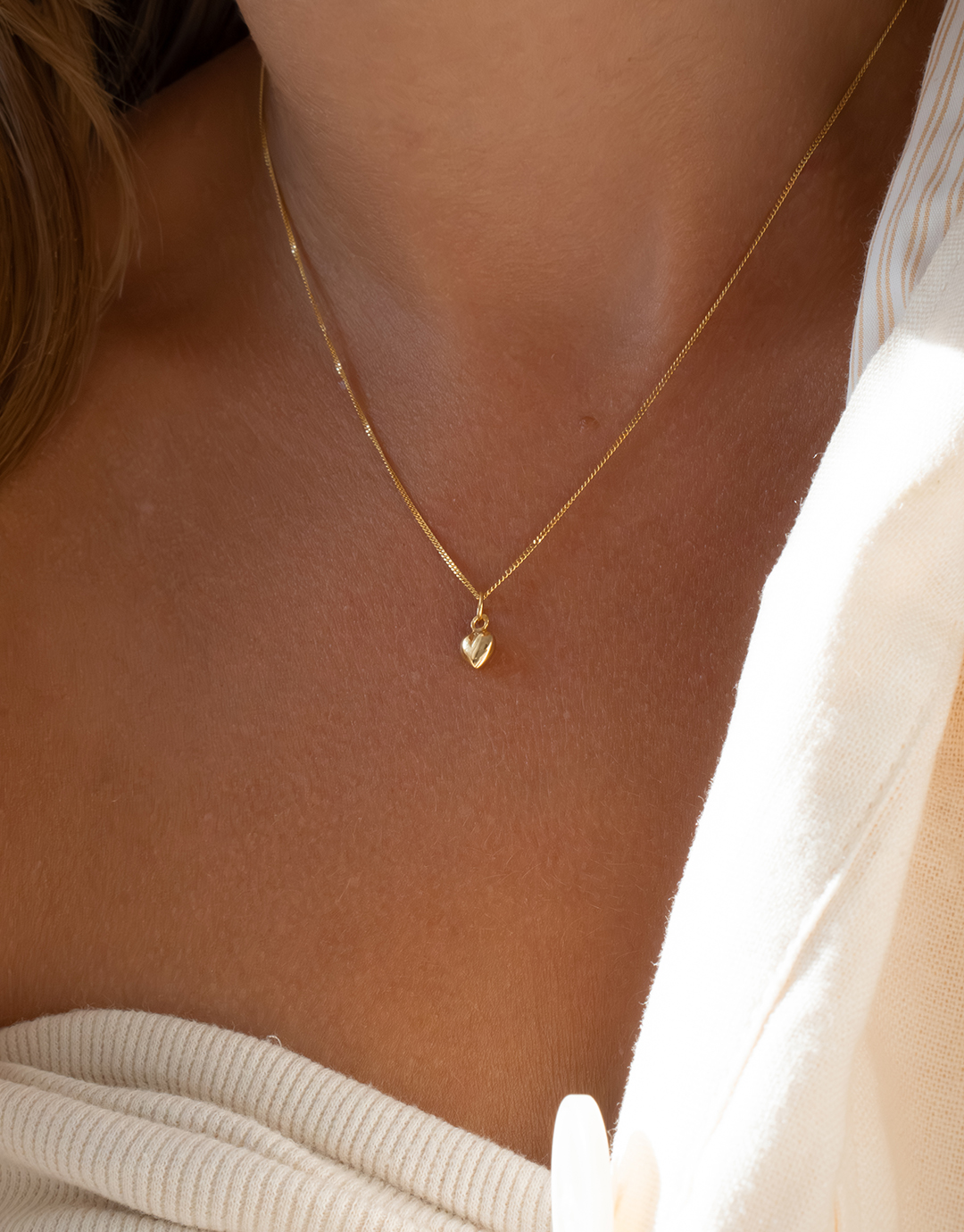 Little Love Guld Hjerte Halskæde - Halskæder