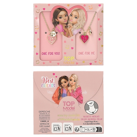Accessories Leg Top Model Best Friends Halskæde Guld Lyserød - Topmodel Halskæder  - 4010070708863