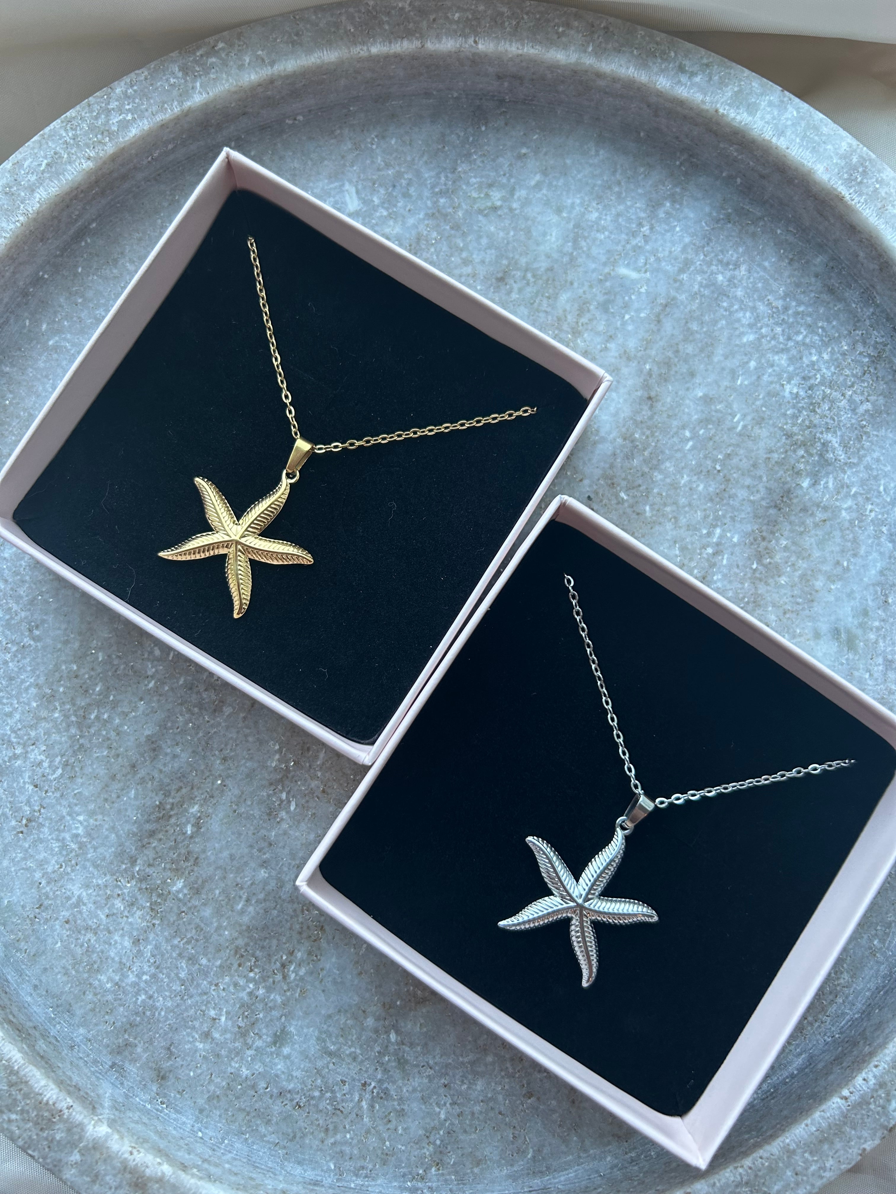 Starfish Halskæde Guld - By Houlberg Halskæder