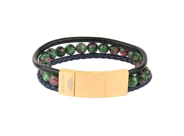 Armbånd Til Mænd Policepj26552blk - Police Halskæder  - 4895220920568