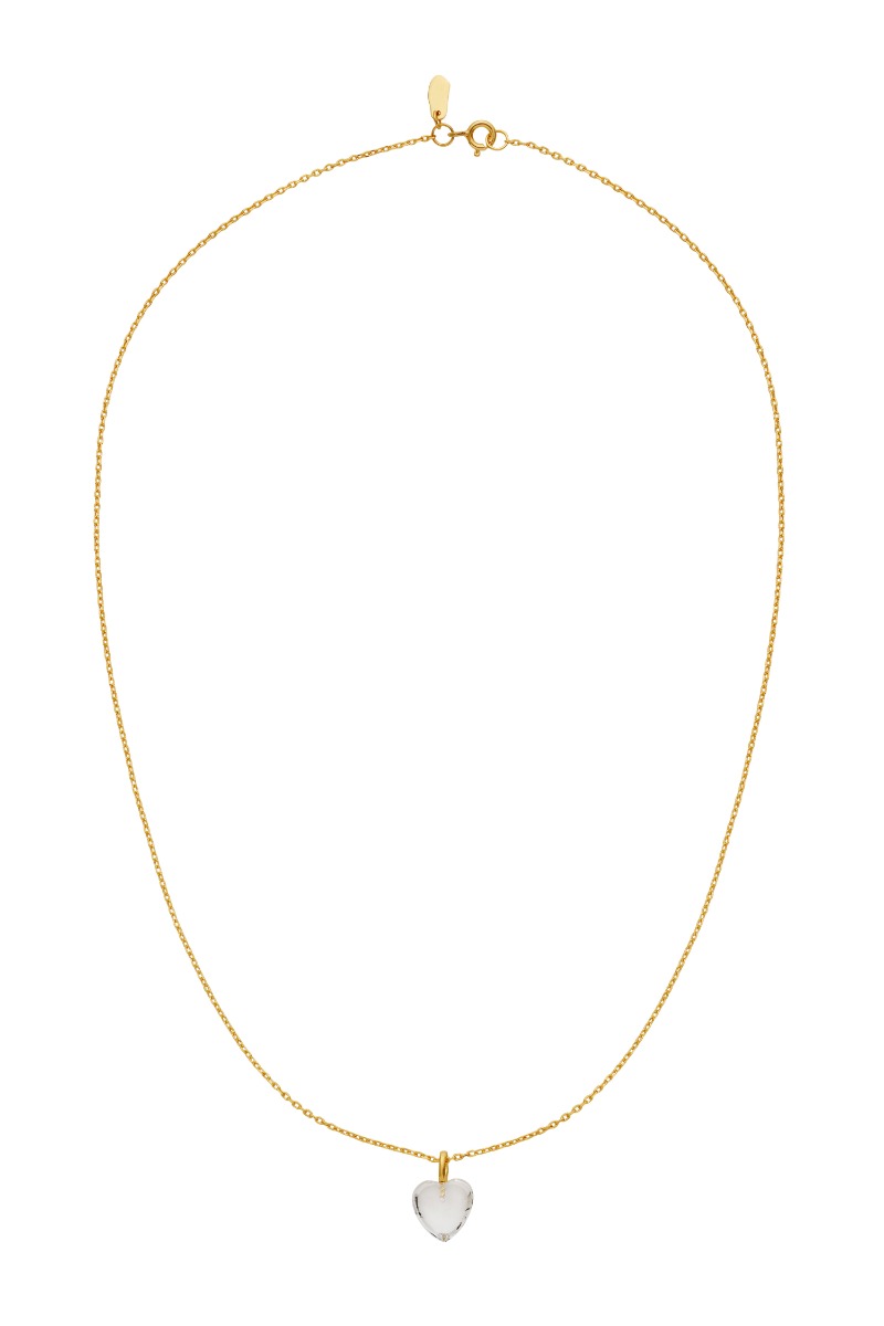 Guld Maanesten Halskæde Leni Necklace - Maanesten Halskæder  - 5715336012676