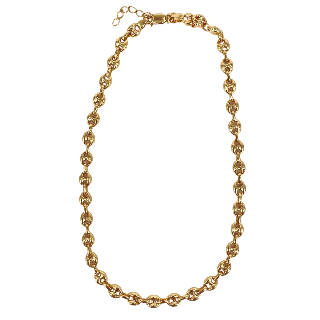 Big Coffey Necklace Golden - Aqua Dulce Halskæder  - 5740013849115