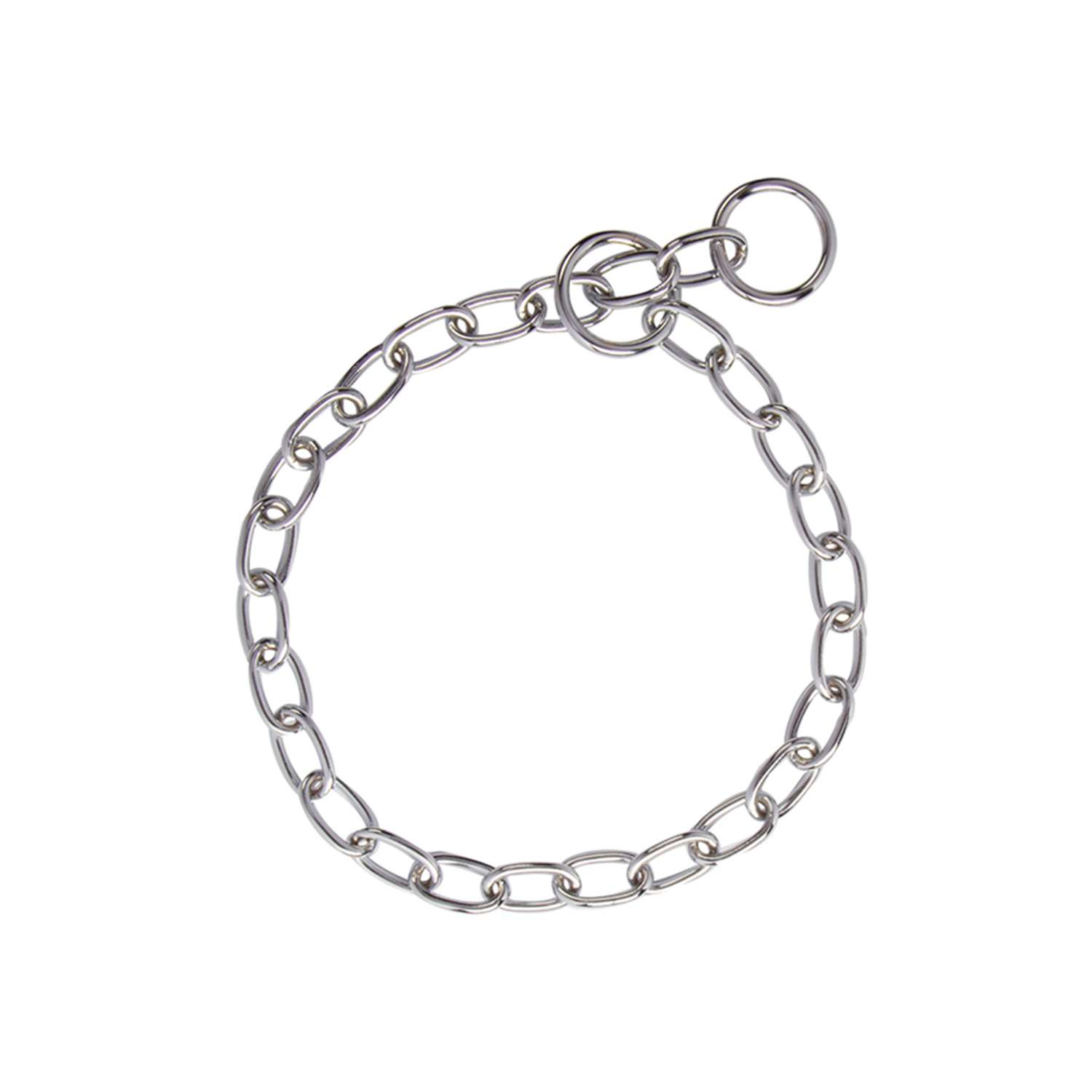 Halskæde Krom Store Led 3mm 50cm - Nobby Halskæder  - 4033766730214