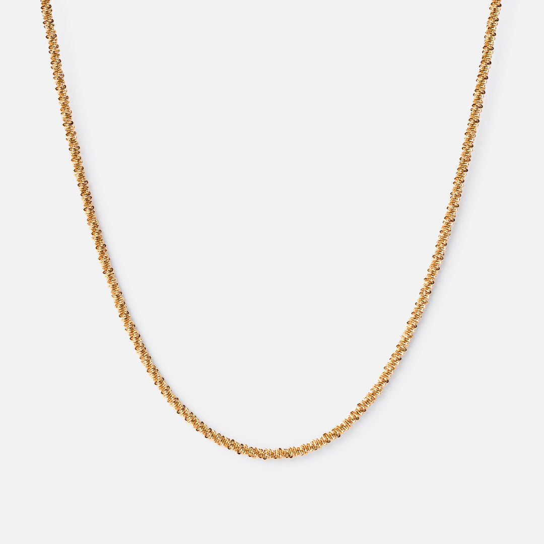 Curl Halskæde 18k Guldbelagt 2mm - Josephine Nord Halskæder