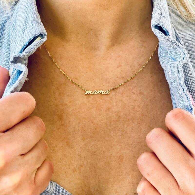Motherlove Mama Halskæde Guld Buump Jewelry Buump - Buump Halskæder