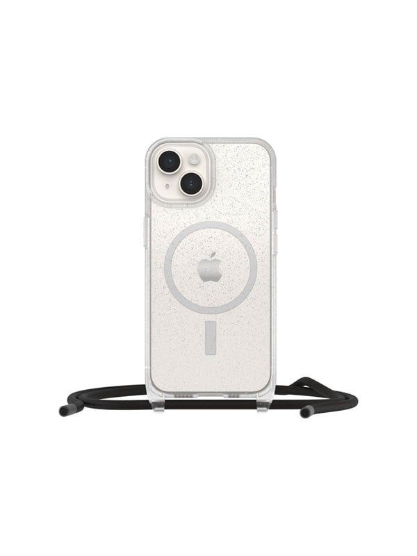 Otterbox React Necklace Magsafe Apple Iphone 16e Stardust Clear Propack - Otterbox Halskæder  - 840304726394