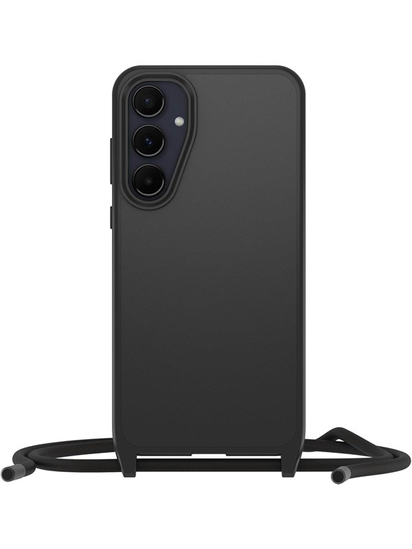 Sort Otterbox React Necklace Samsung Galaxy A55 Black - Otterbox Halskæder  - 0840304761012